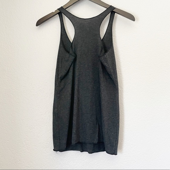 Puppies Wine And I’m Fine Black Heathered Racerback Tank XS - Picture 3 of 3